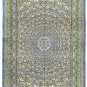 GONBADI ART FEAT Persian silk carpet/rug qom handmade 100% pure silk 576/kpsi