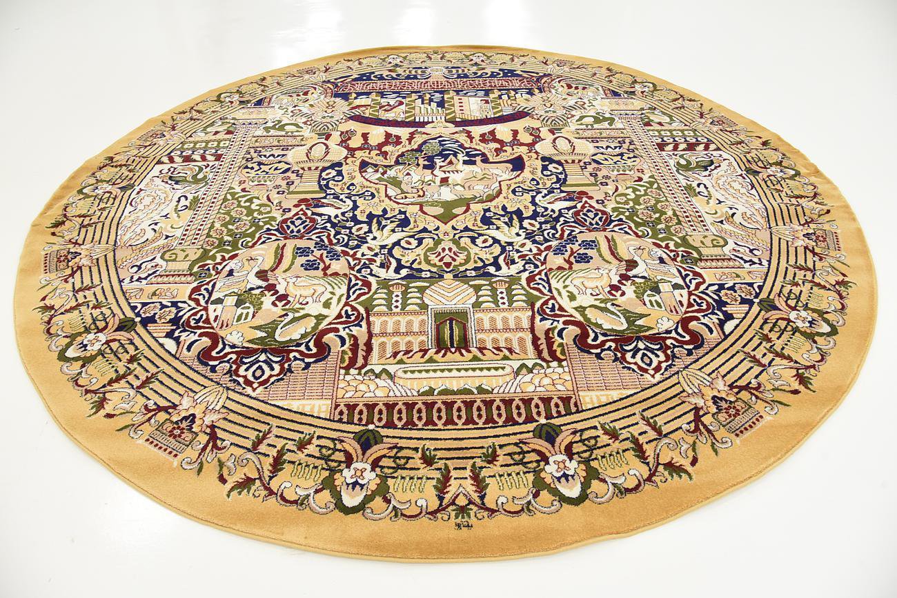 Persian rug round circle superb quality perfect deal sale liquidation clearance
