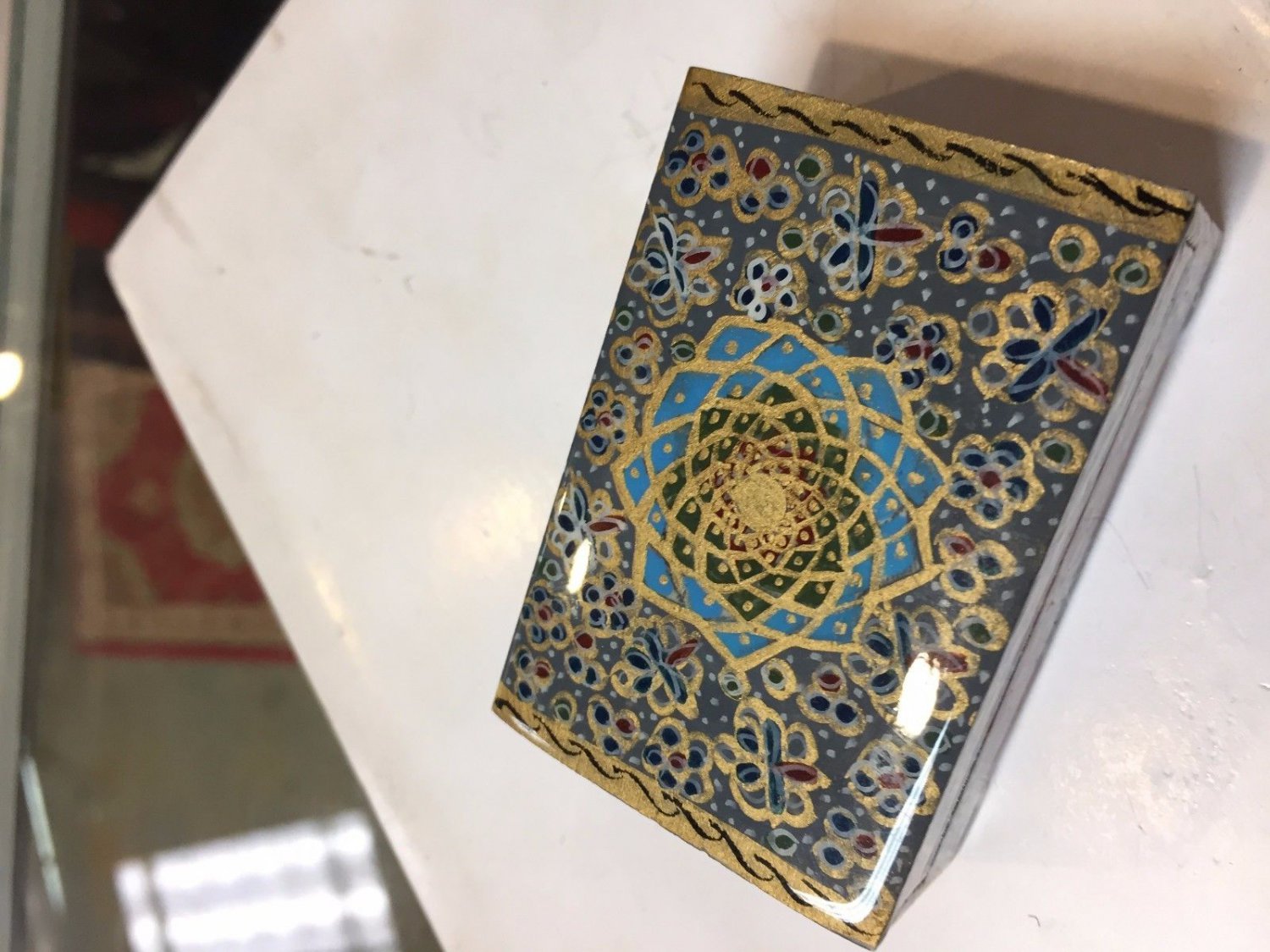 Persian box hand paint hand made gift decorative collectible master made art