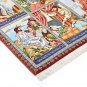 jesus design Persian silk carpet/rug qom handmade 100% pure silk 600/kpsi