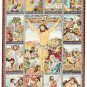 jesus design Persian silk carpet/rug qom handmade 100% pure silk 600/kpsi