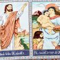 jesus design Persian silk carpet/rug qom handmade 100% pure silk 600/kpsi