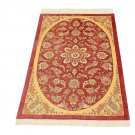 Medallion design Persian silk carpet/rug qom handmade 100% pure silk 600/kpsi