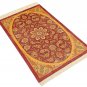 Medallion design Persian silk carpet/rug qom handmade 100% pure silk 600/kpsi