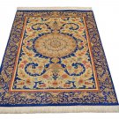 floral art design Persian silk rug qom handmade 100% pure silk 600/kpsi