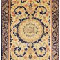 floral art design Persian silk rug qom handmade 100% pure silk 600/kpsi