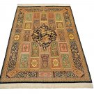unique super design Persian silk carpet/rug qom handmade 100% pure silk 600/kpsi