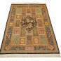 unique super design Persian silk carpet/rug qom handmade 100% pure silk 600/kpsi