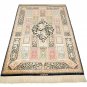 unique super design Persian silk carpet/rug qom handmade 100% pure silk 600/kpsi