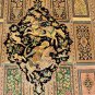 unique super design Persian silk carpet/rug qom handmade 100% pure silk 600/kpsi