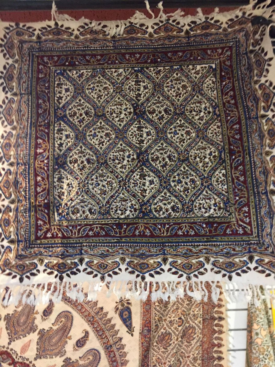 Woven  Wall Hanging Cotton Hand Made Home Decorpersian Art Natural