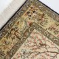 hunting design Persian silk carpet/rug qom handmade 100% pure silk 600/kpsi