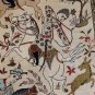 hunting design Persian silk carpet/rug qom handmade 100% pure silk 600/kpsi