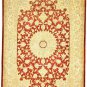 4 corner design Persian silk carpet/rug qom handmade 100% pure silk 600/kpsi