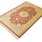 4 corner design Persian silk carpet/rug qom handmade 100% pure silk 600/kpsi