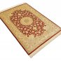 4 corner design Persian silk carpet/rug qom handmade 100% pure silk 600/kpsi