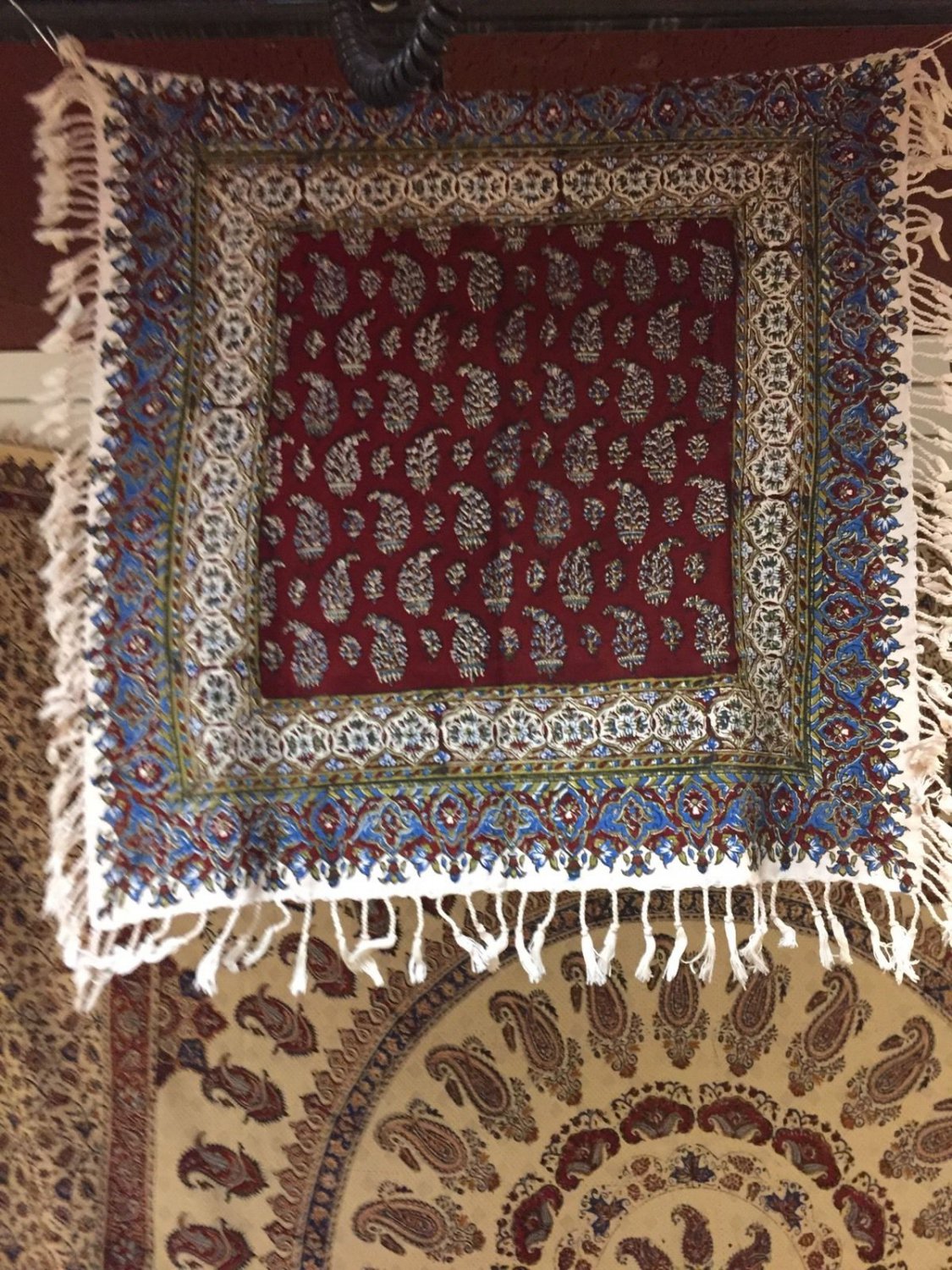 Tapestry Wall Hang Cotton Hand Made Home Decorpersian Art Natural