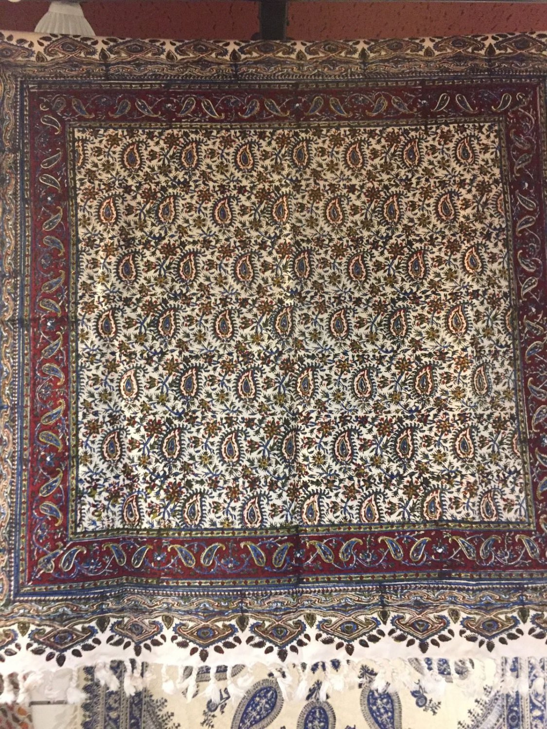 Master Piece Wall Hanging Cotton Hand Made Home Decorpersian Art Natural