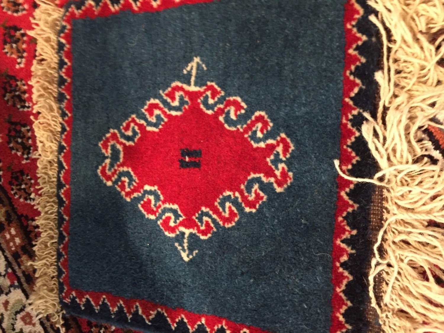 Genuine Persian hand made rug decorative natural dye&natural sheep's wool art