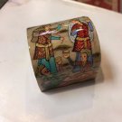 gold jewel box hand paint hand made gift decorative collectible master made art