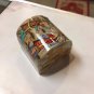 gold jewel box hand paint hand made gift decorative collectible master made art