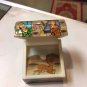 gold jewel box hand paint hand made gift decorative collectible master made art