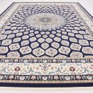 excellent nain  darknavy blue  carpet  9x12  design liquidation clearance rug