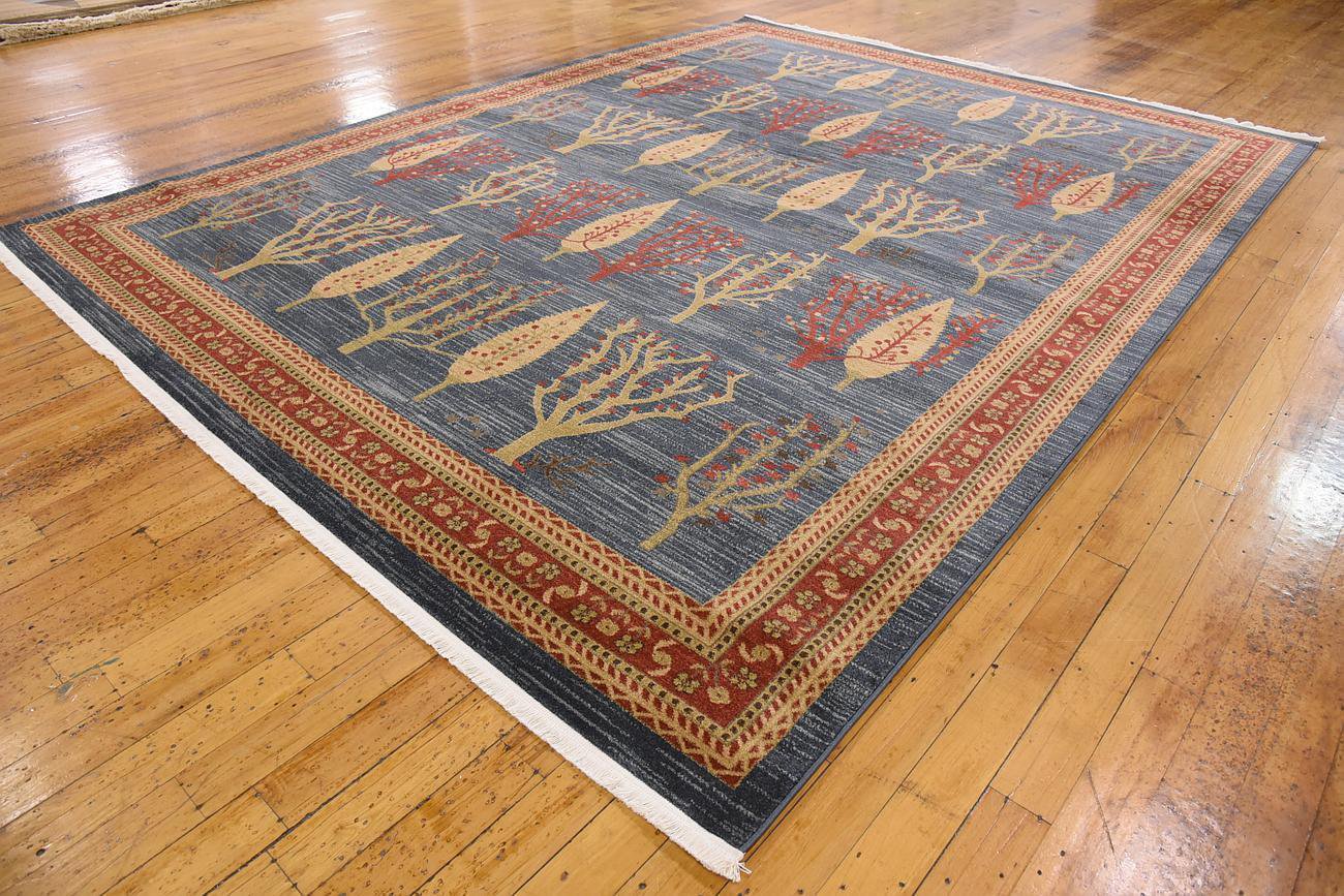 blue deal deal sale rug area rug 9 x 12 oriental design liquidation
