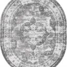 Unique Loom Sofia oval Rug (8'x10') 151842