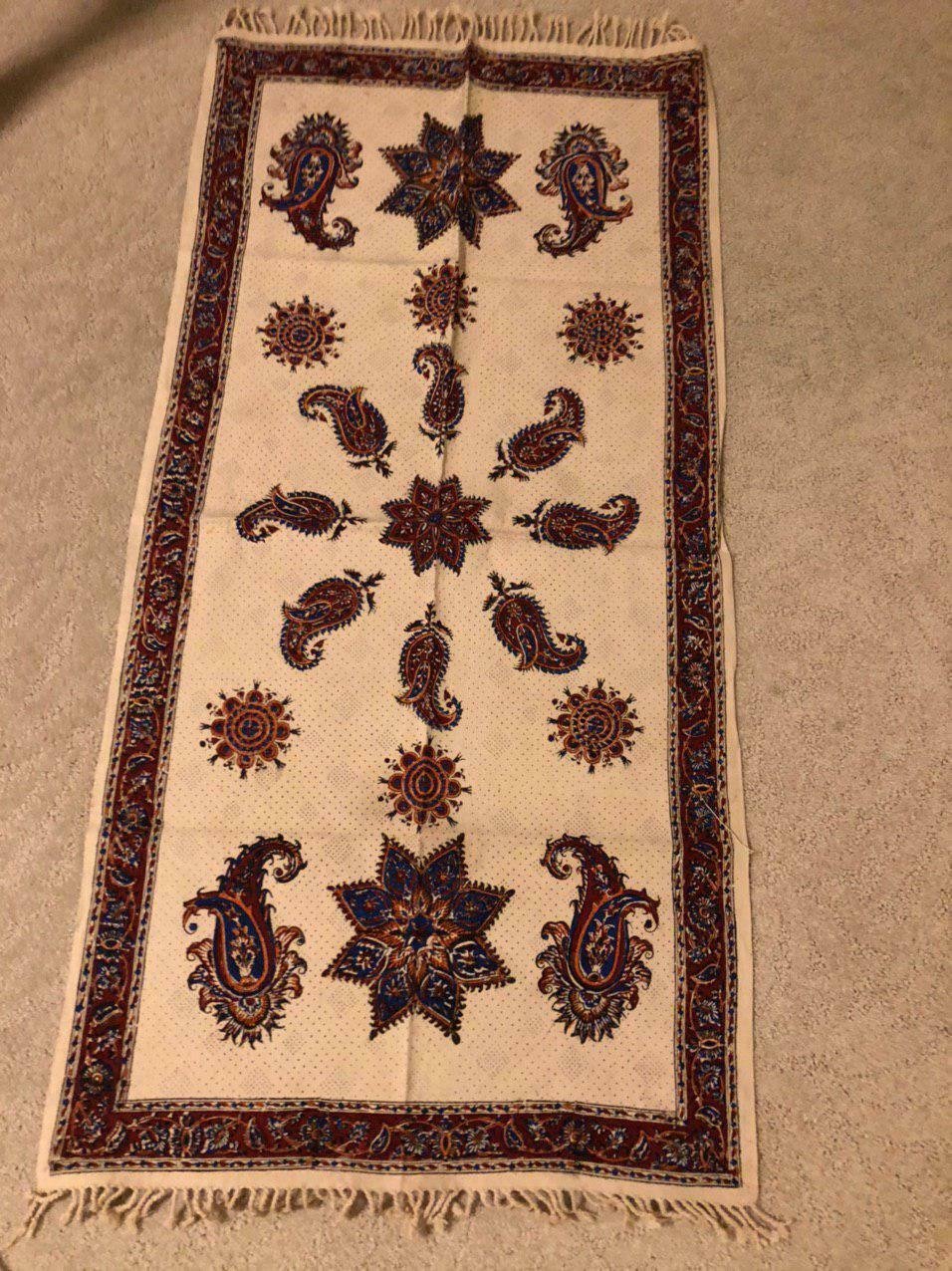 48&acirc;�� x 24&acirc;�� table runner coffee table top hand block print cotton natural dyes