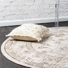 Unique Loom round Area Rug diameter 8' 114675