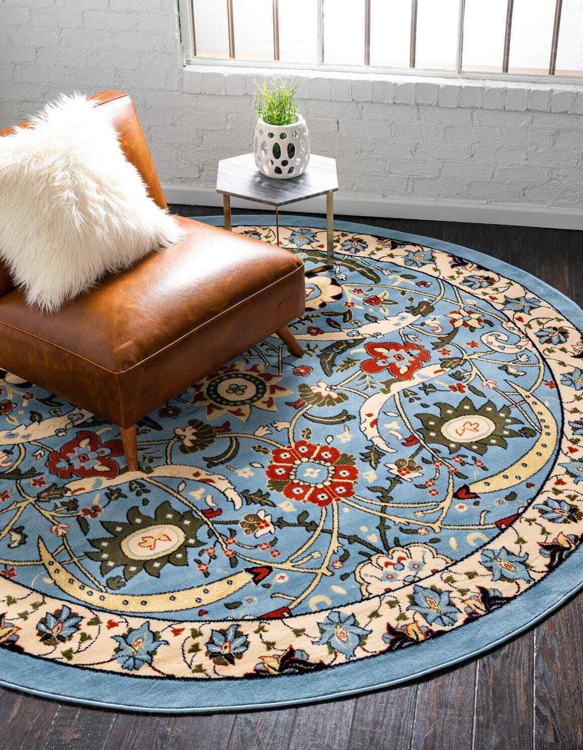 Unique Loom  Espahan round Rug diameter 8' 137505