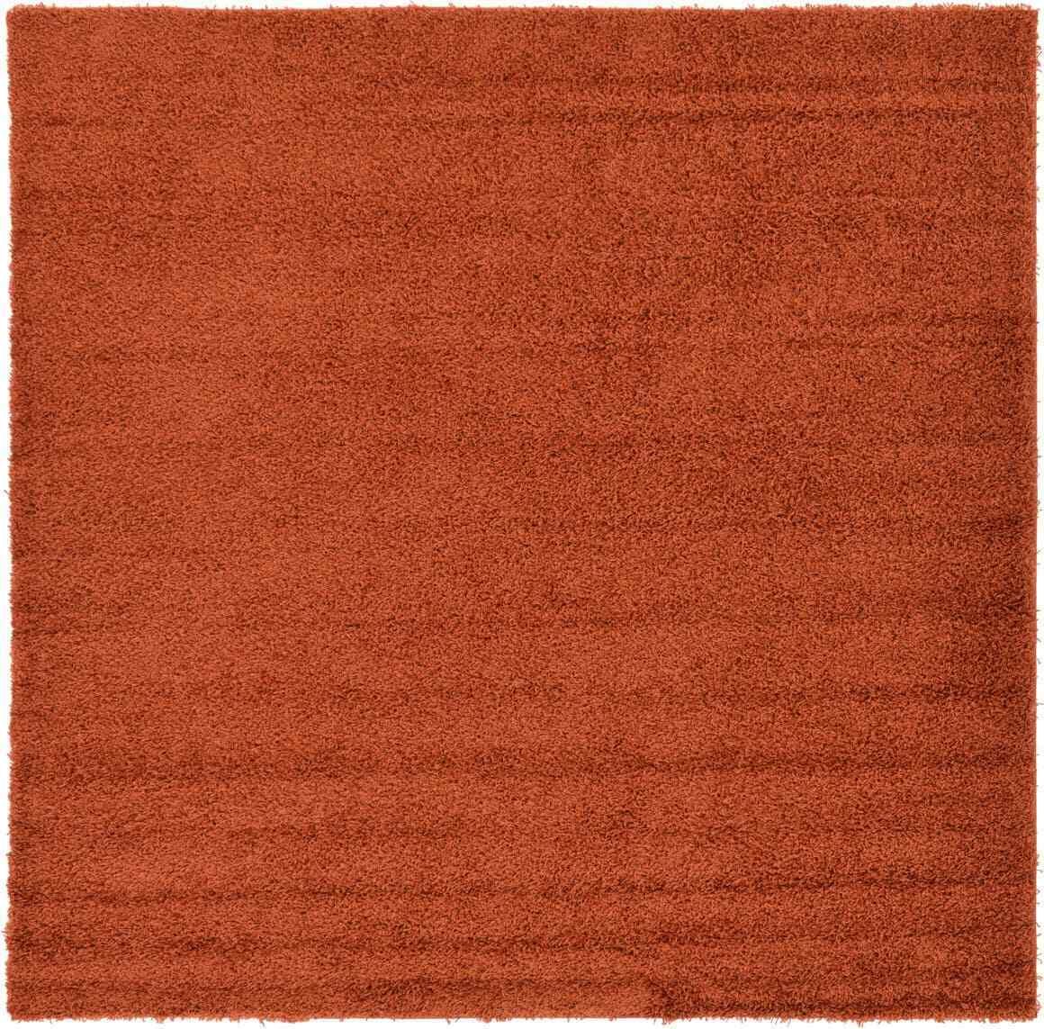 8' x 8' Solid Shag Square Rug  127819
