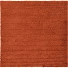 8' x 8' Solid Shag Square Rug  127819