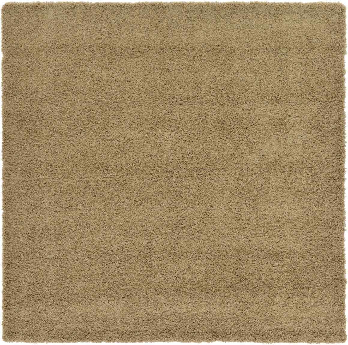 8' x 8' Solid Shag Square Rug 126243