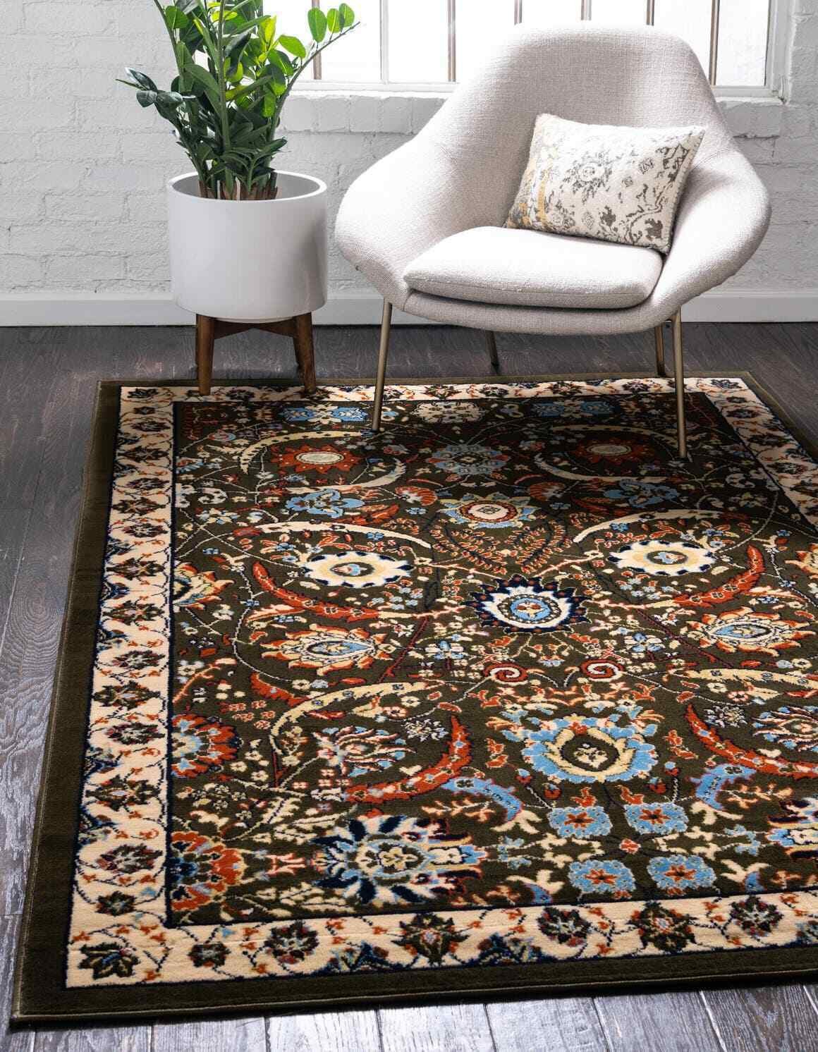 Unique Loom Espahan Collection Classic Traditional Area Rug (4' 0 X 6' 0) 137546