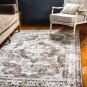 Unique Loom Salle Garnier Sofia Distressed Vintage Area Rug, (5' x 8') 134098