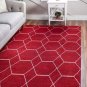 Unique Loom Traditional Trellis Shag Area Rug(8'x10')  146658