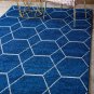 Unique Loom Traditional Trellis Shag Area Rug (8'x10')  140881