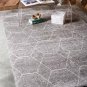 Unique Loom Traditional Trellis Shag Area Rug(8'x10') 140885