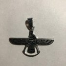 farvahar foruhar ahura mazda necklace pendant stainlesd steel gift unisex 1.5” l