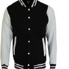 Black and White Varsity Jacket Gift Made for men