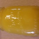 100 % pure yellow Beeswax glass jar container candle