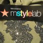 MACY'S - M STYLE LAB - VOGUE - EMBELLISHED - SKULL - GREEN - TANK - TOP - NEW