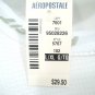AREOPOSTALE - FLEXFIT - WHITE - AQUA - FITTED - BASEBALL - CAP - NEW - LARGE/XL