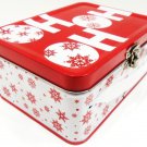 HOME ELEMENTS - CHRISTMAS - SANTA CLAUS - RED - WHITE - MINI - LUNCH - BOX - NEW