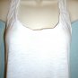 VICTORIA'S SECRET - WHITE - COTTON - TANK - TOP - TEE - MEDIUM - BRAND NEW