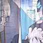 DC COMICS - BATMAN - CARTOON - ANIME - GREY - BLUE - LEGGINGS - M - 7/9 - NEW