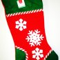 HOME ELEMENTS - CHRISTMAS - HOLIDAY - SNOWFLAKE - RED - GREEN - STOCKING - NEW