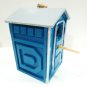 PORTABLE - POTTY - BIRD HOUSE - BIRD FEEDER - BRAND NEW - OUTHOUSE - BIRDS - NIB